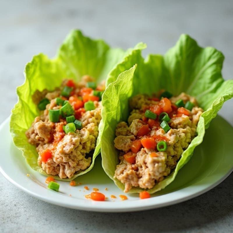 Spicy Tuna Lettuce Wraps