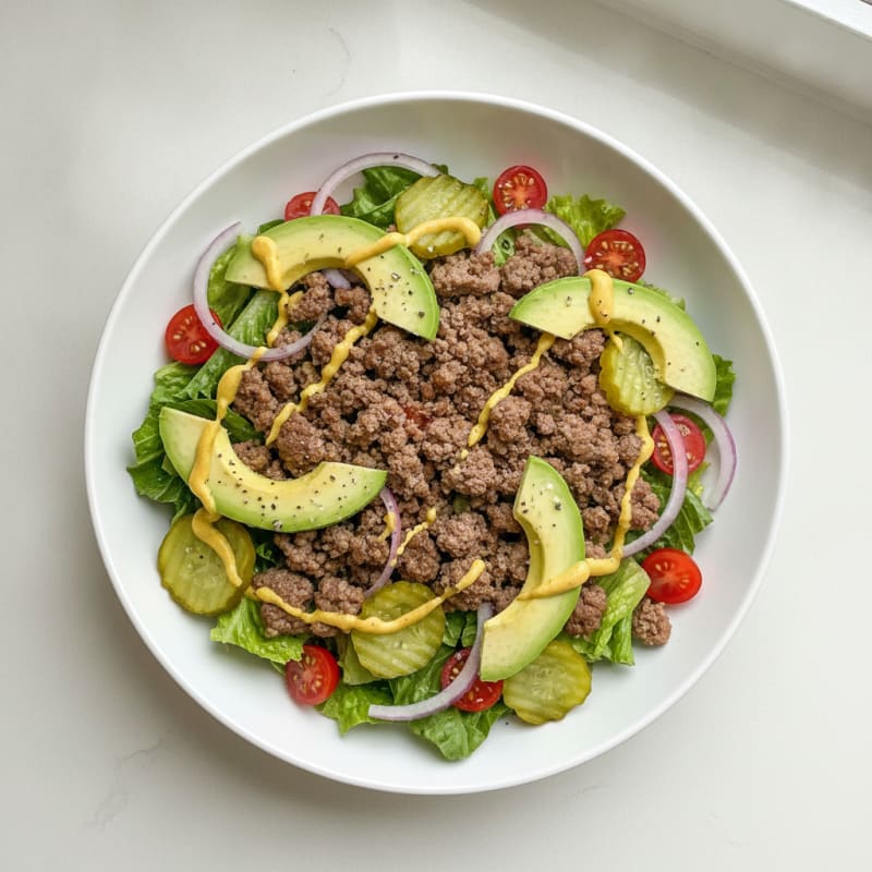 Classic Beef Burger Bowl