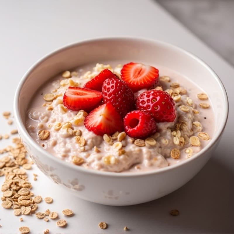 Creamy Strawberry Overnight Oats