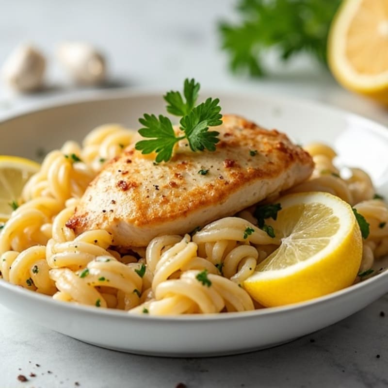 Creamy Lemon Herb Chicken Pasta
