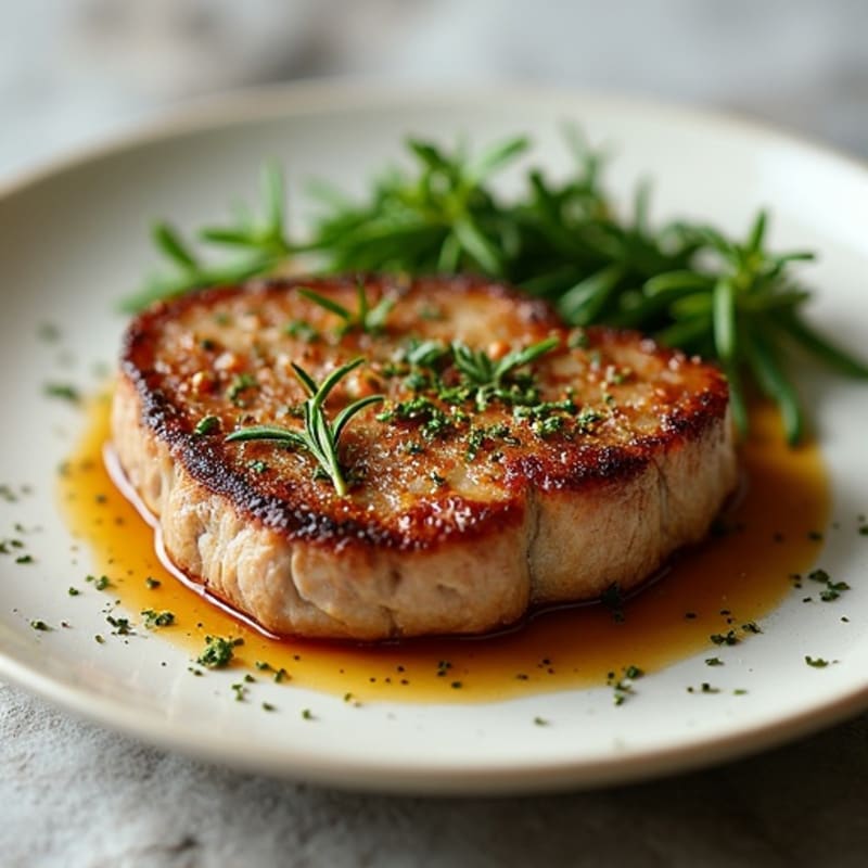 Garlic-Herb Crusted Pan-Seared Steak