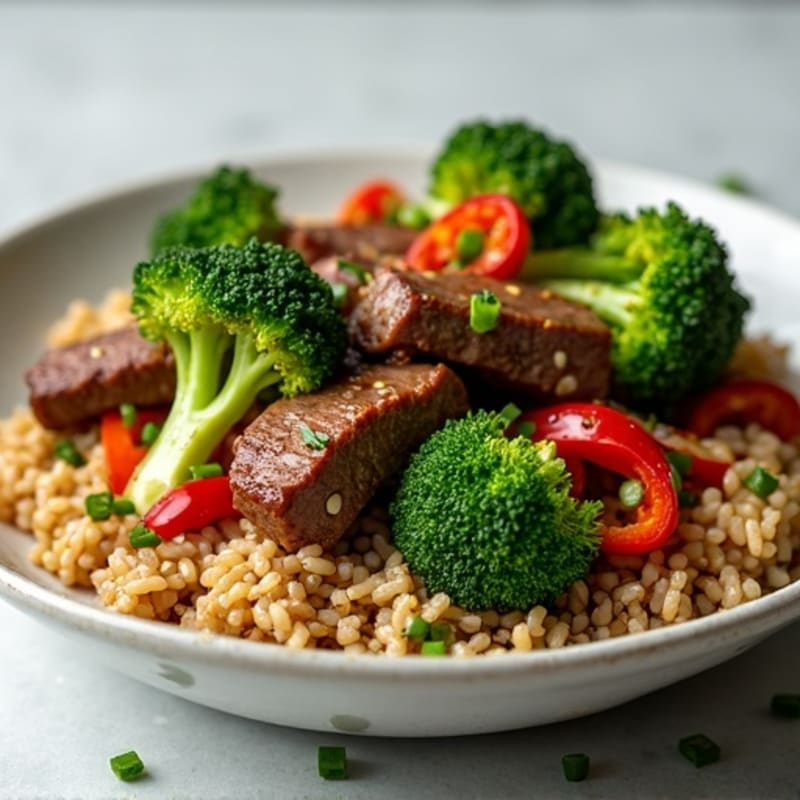Lean Beef and Crispy Broccoli Stir-Fry