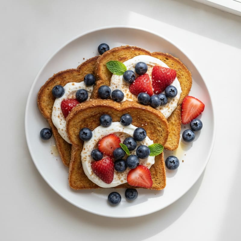 Protein-Packed Sprouted Grain French Toast