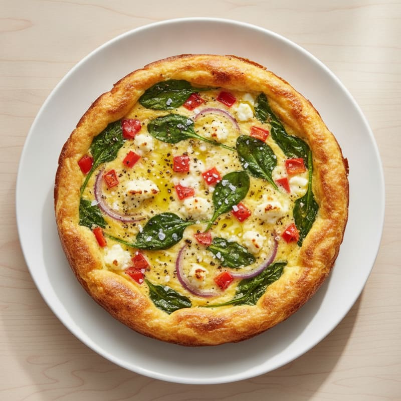 Savory Cottage Cheese Egg Bake