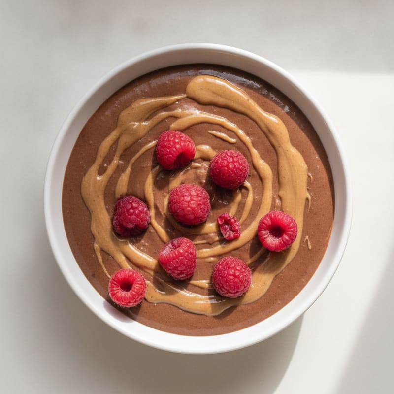Silky Chocolate Protein Pudding with Greek Yogurt
