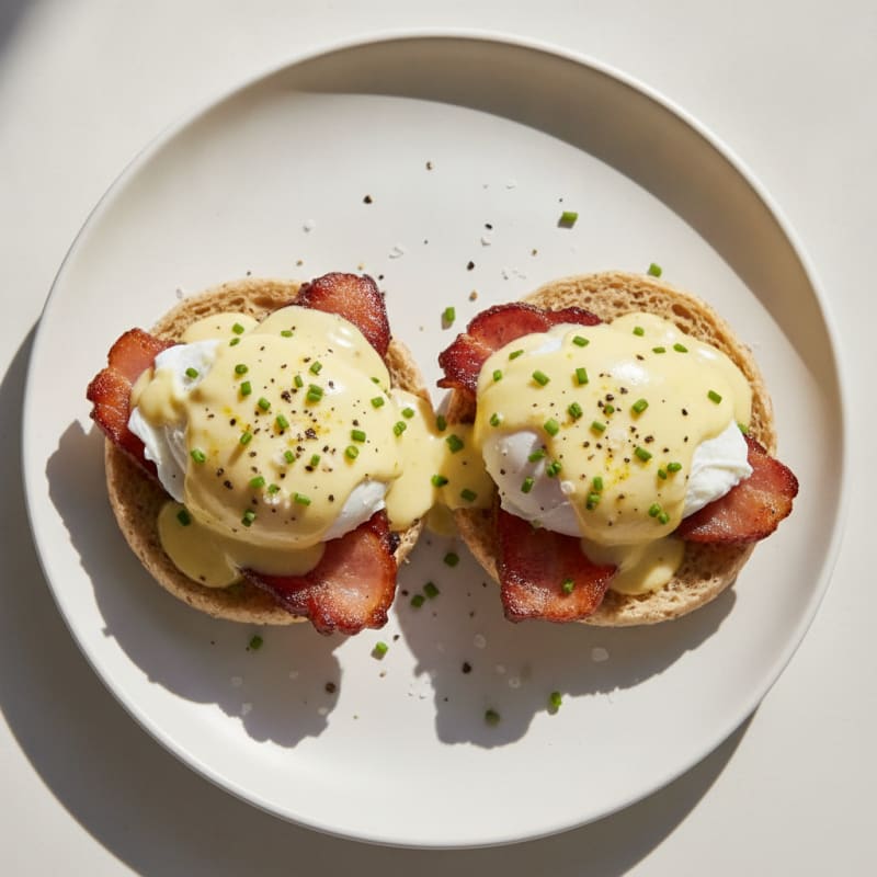 Classic Eggs Benedict with Hollandaise