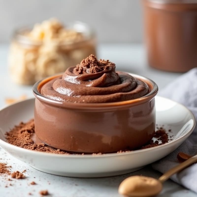 Silky Chocolate Protein Pudding