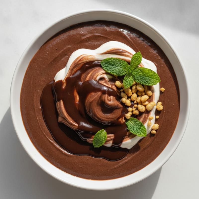Silky Chocolate Protein Pudding