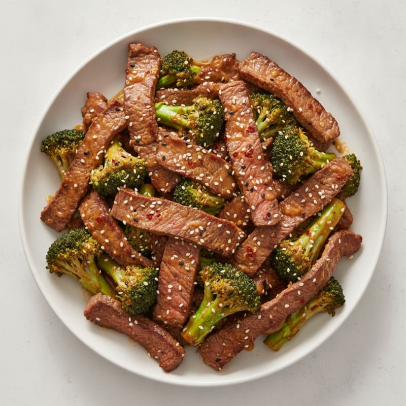 Sesame Beef & Broccoli Stir-Fry