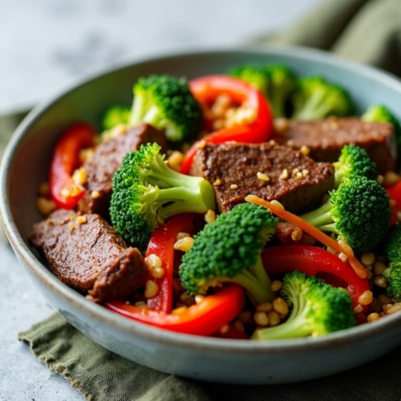 Lean Beef and Crispy Broccoli Stir-Fry