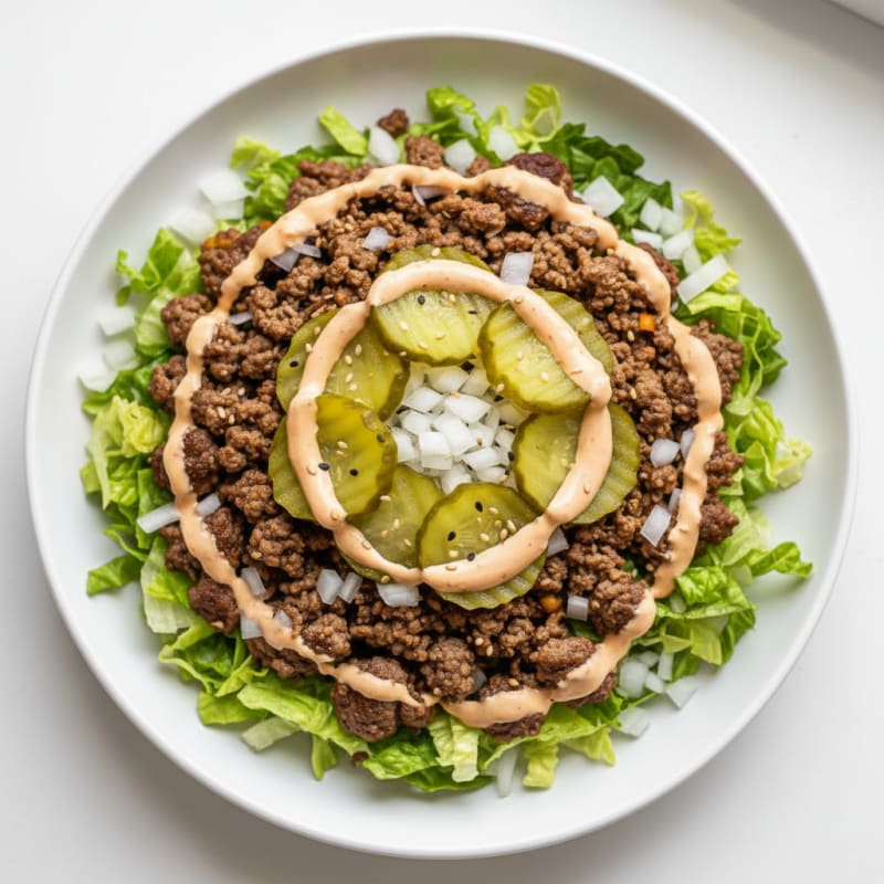 Big Mac Inspired Protein Power Bowl