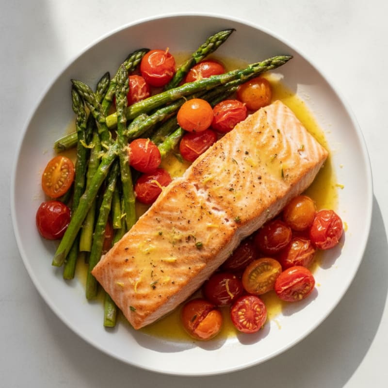 Sheet Pan Lemon Herb Salmon