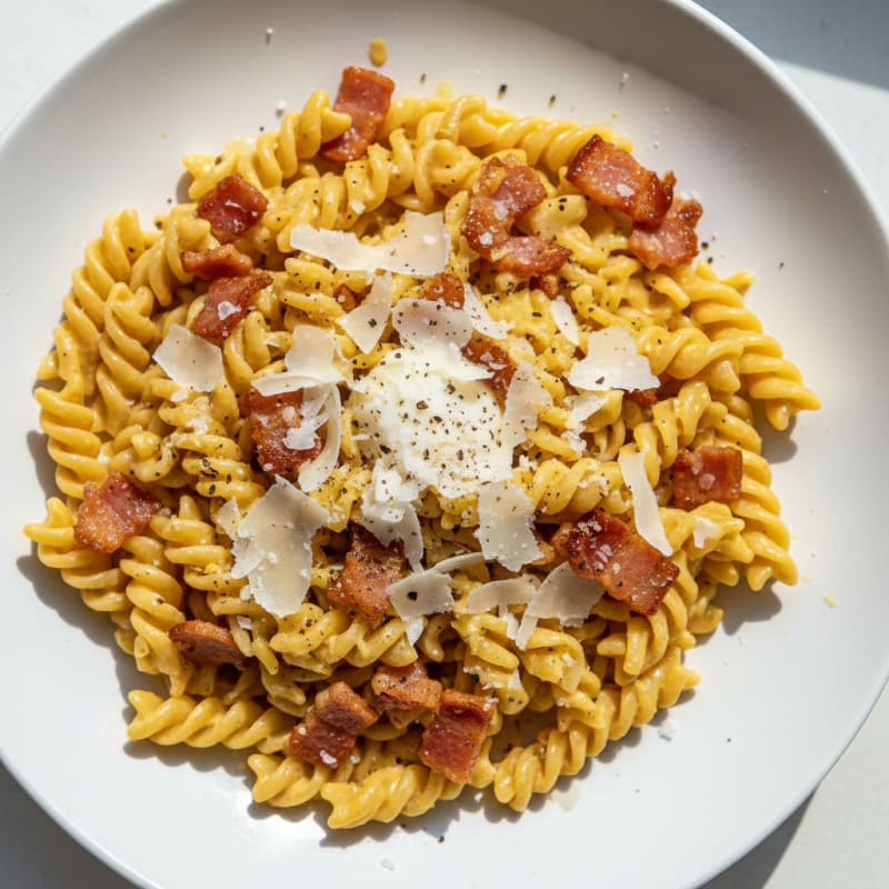 Classic Carbonara with Pancetta and Egg