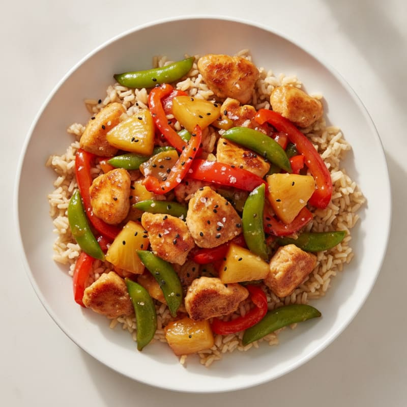 Sweet and Sour Chicken Stir-Fry