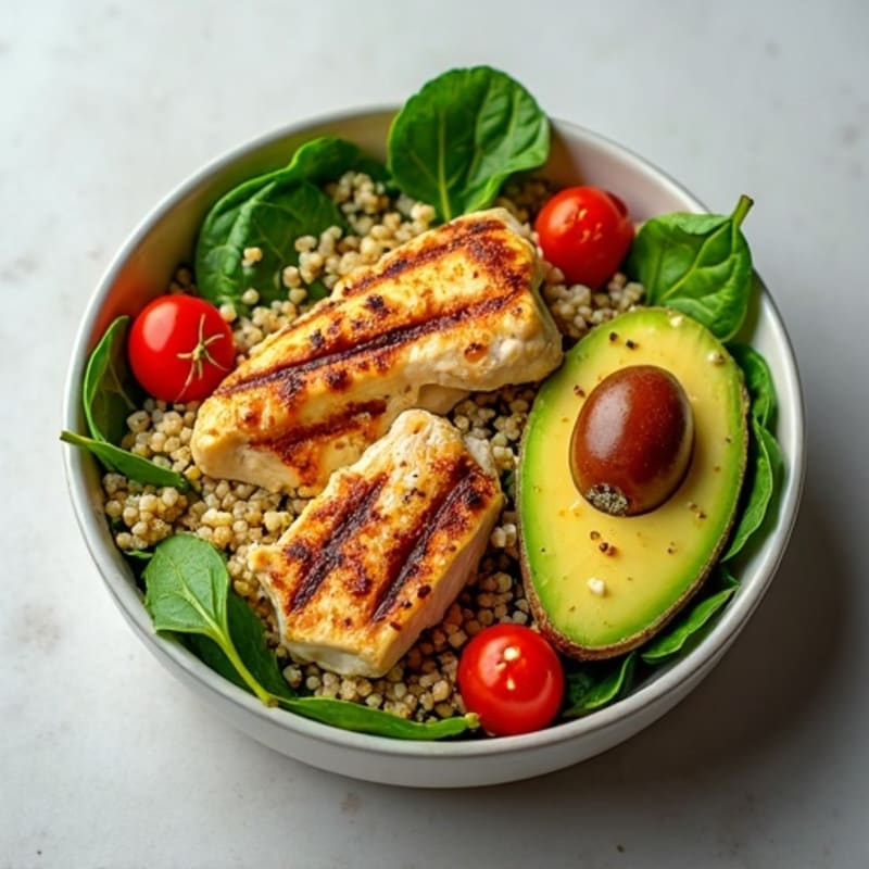 Grilled Chicken Quinoa Power Bowl