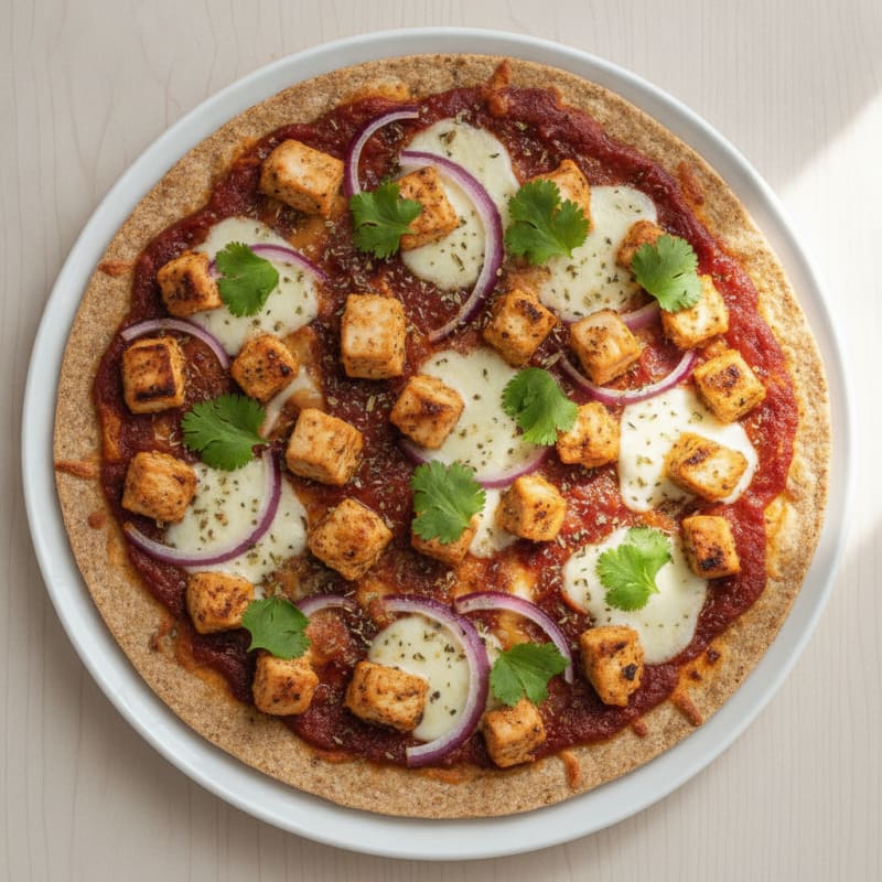 High-Protein BBQ Chicken Pizza