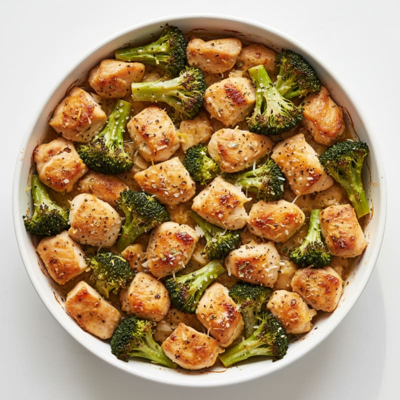 Garlic-Herb Chicken and Broccoli Bake