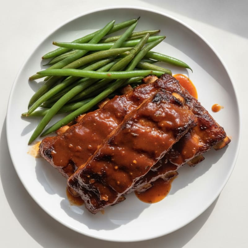 Sticky BBQ Baby Back Ribs