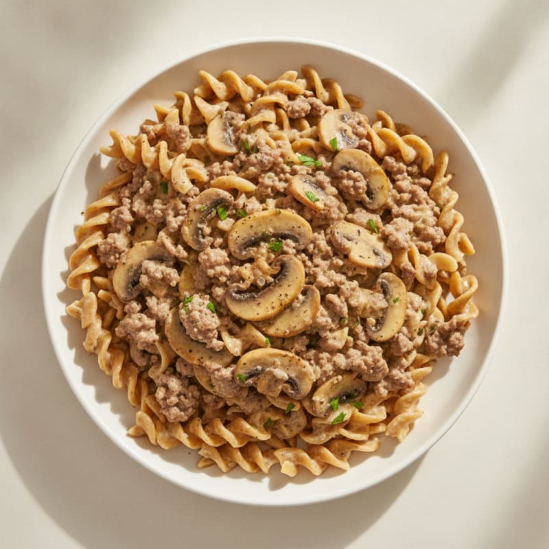 Beef and Mushroom Stroganoff