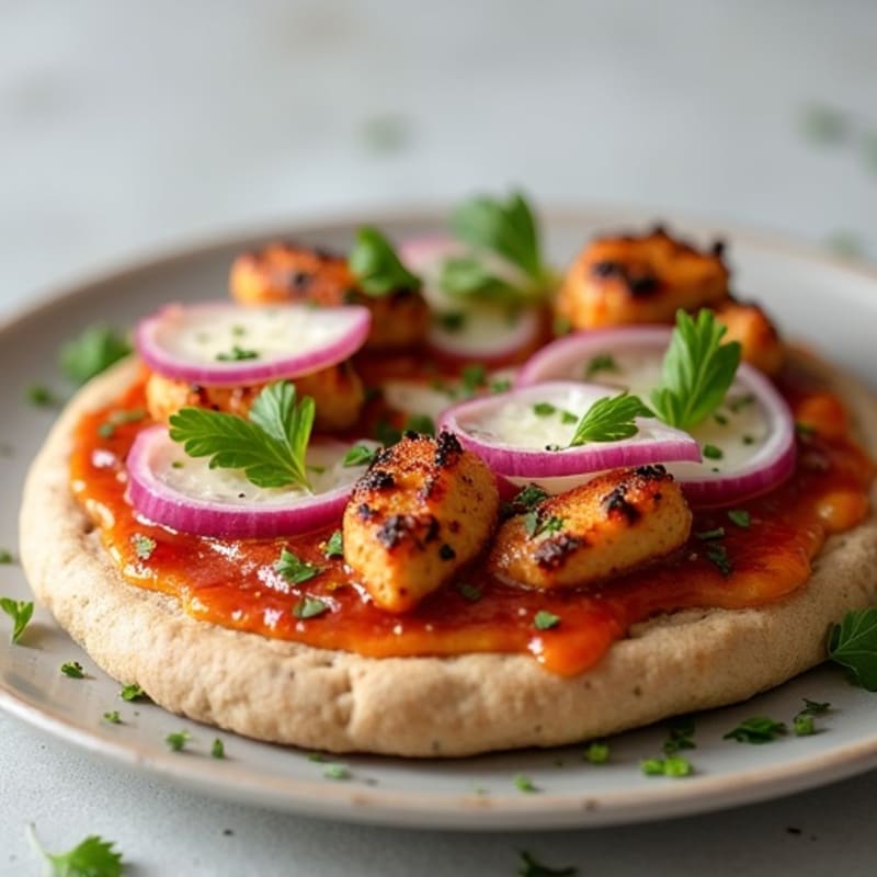 High-Protein BBQ Chicken Pizza