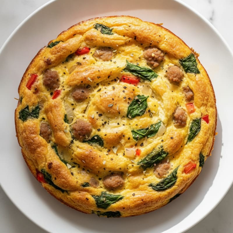 Savory Egg and Turkey Sausage Bake