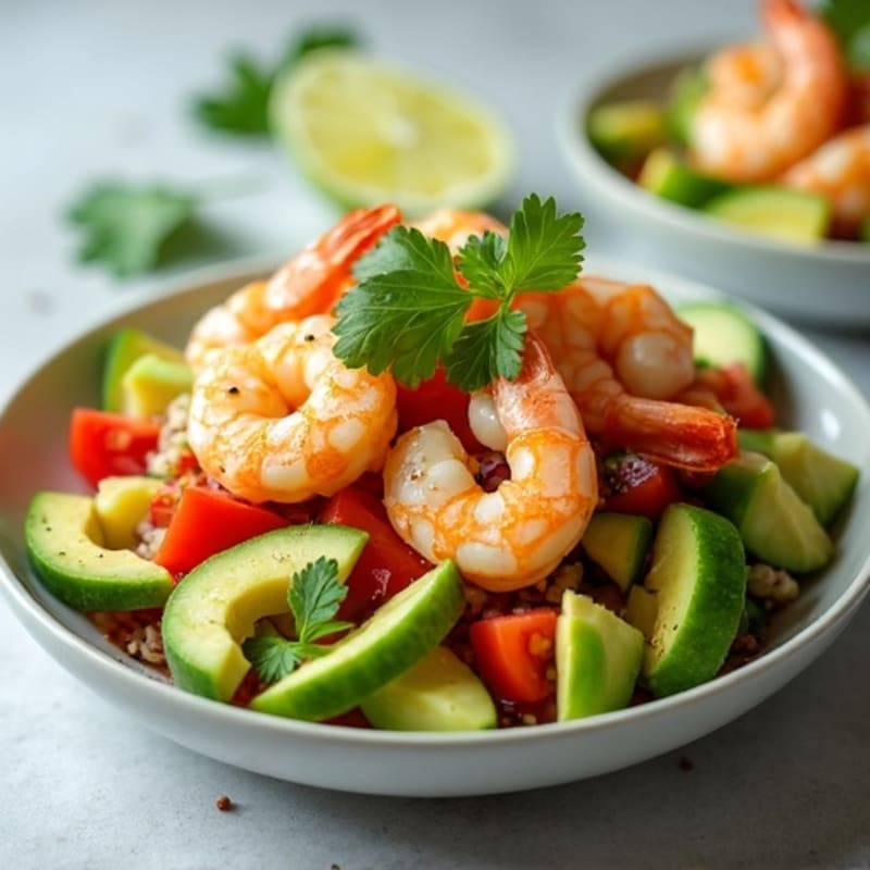 Citrus-Marinated Shrimp and Fresh Avocado Ceviche