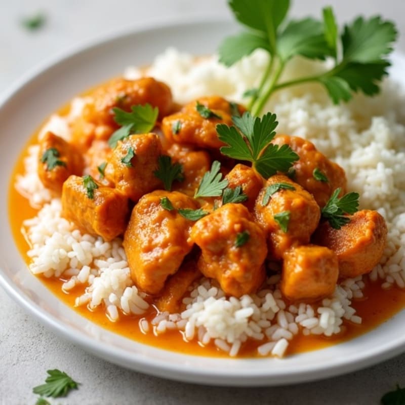 Creamy Coconut-Spiced Butter Chicken