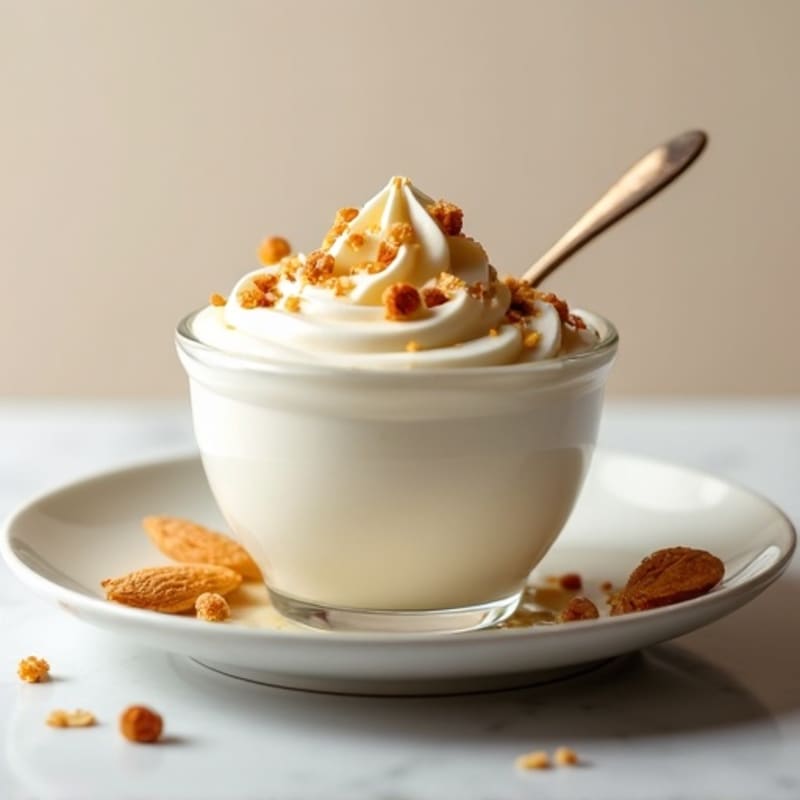 Silky Greek Yogurt Protein Mousse with Almond Butter