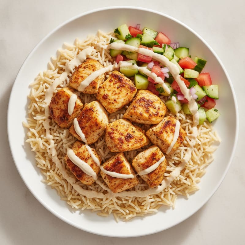 Chicken Shawarma Rice Bowl