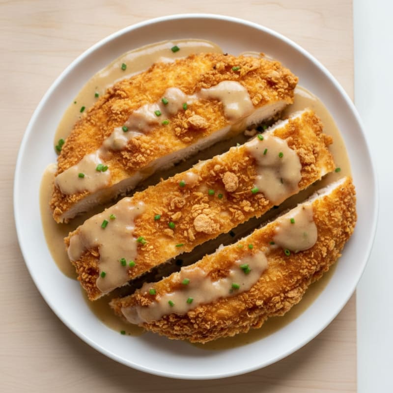 Buttermilk Fried Chicken with Creamy Gravy