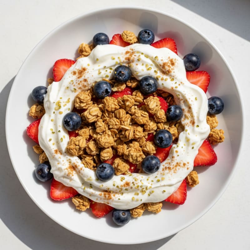 Berry Yogurt Parfait with Granola