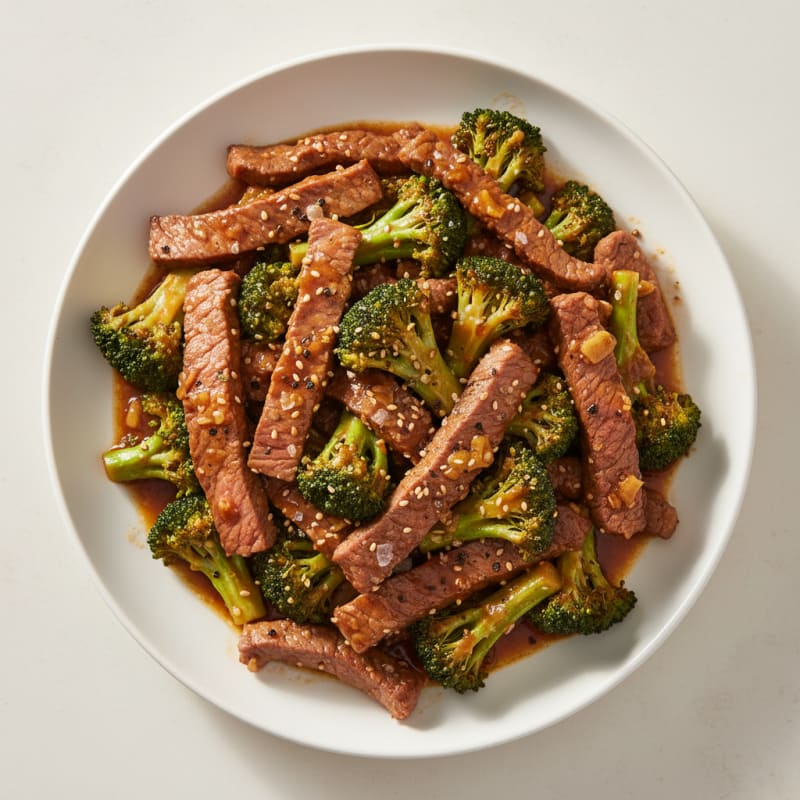 Tender Sesame Beef and Broccoli Stir-Fry