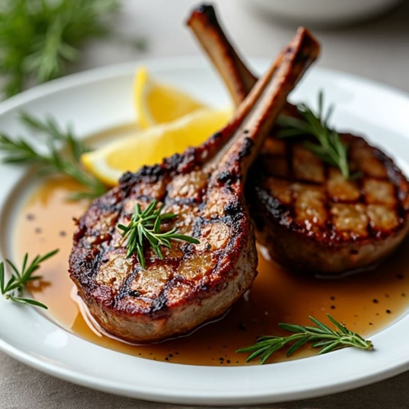 Grilled Herb Lamb Chops
