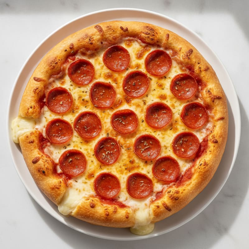 Stuffed Crust Pepperoni Pizza