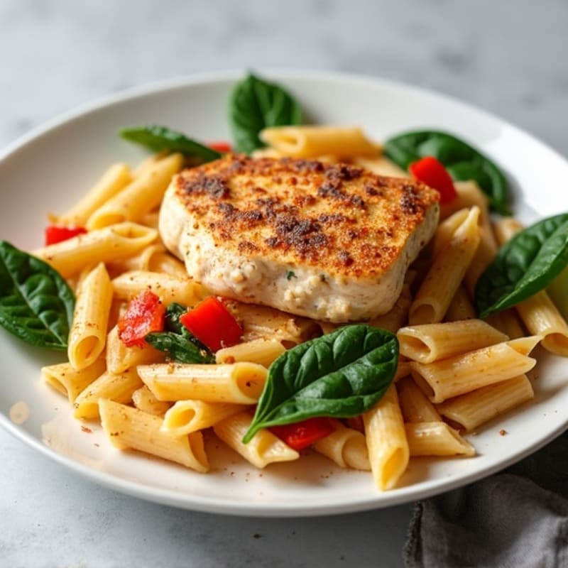 Creamy Spicy Cajun Chicken Pasta