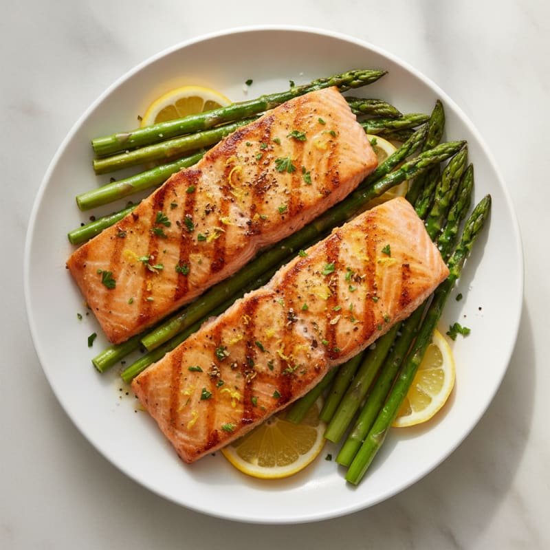 Lemon Herb Grilled Salmon
