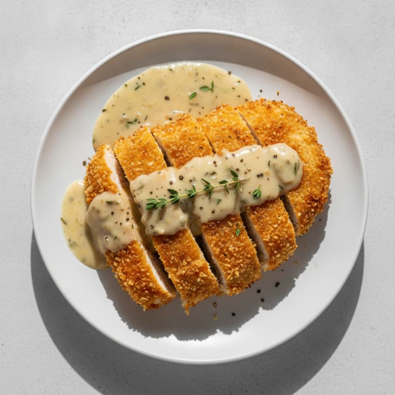 Buttermilk Fried Chicken with Creamy Gravy
