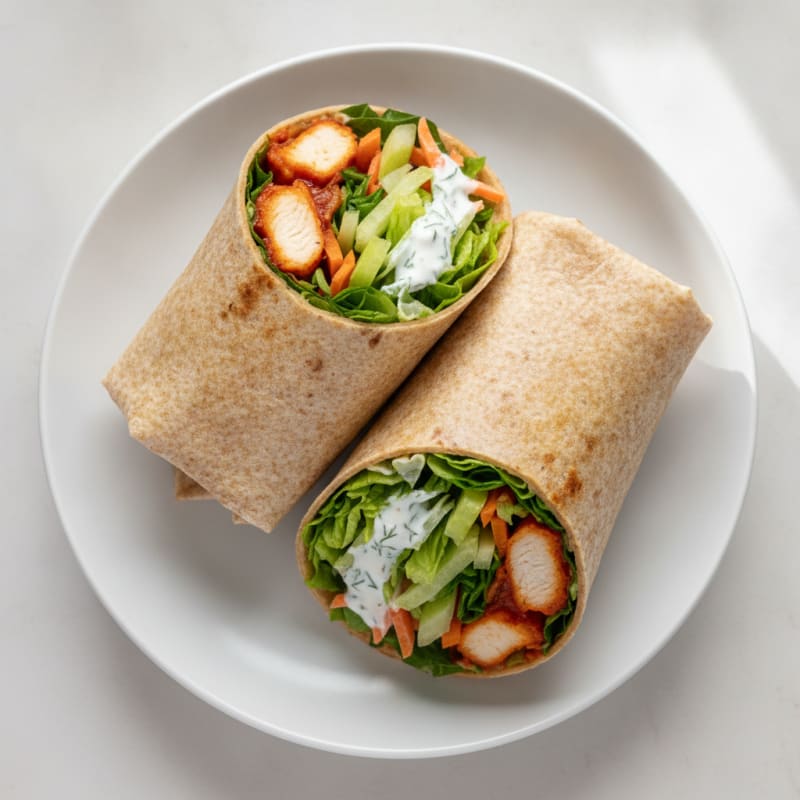 Buffalo Ranch Chicken Wraps