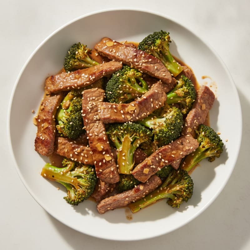 Sesame Beef and Broccoli Stir-Fry