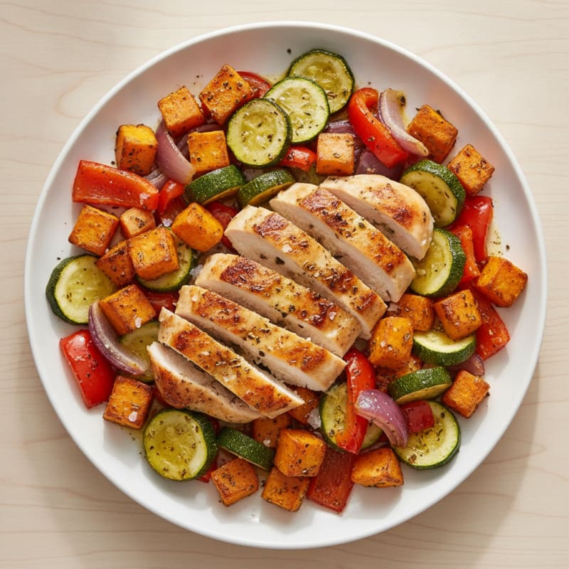 Sheet Pan Chicken and Roasted Vegetables