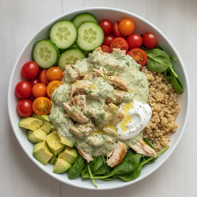 Canned Chicken Protein Power Bowl