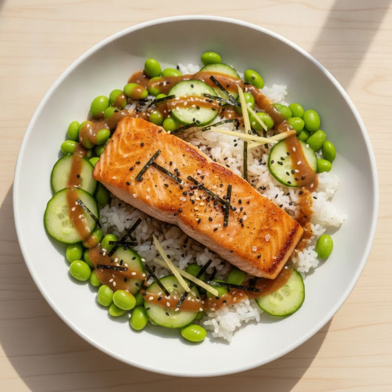 Salmon Sushi Rice Bowl