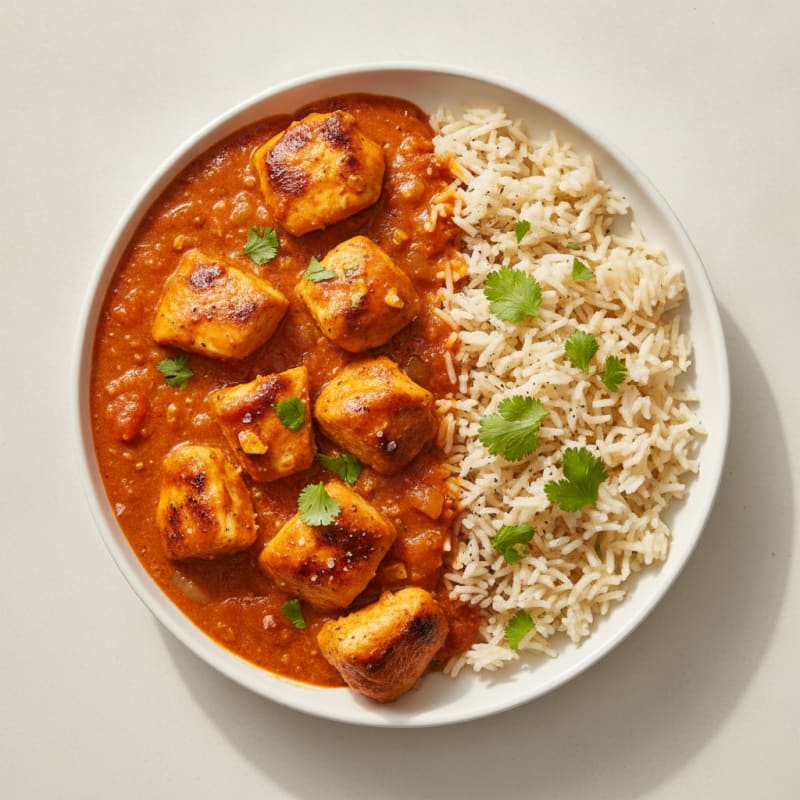 Spiced Butter Chicken with Basmati Rice