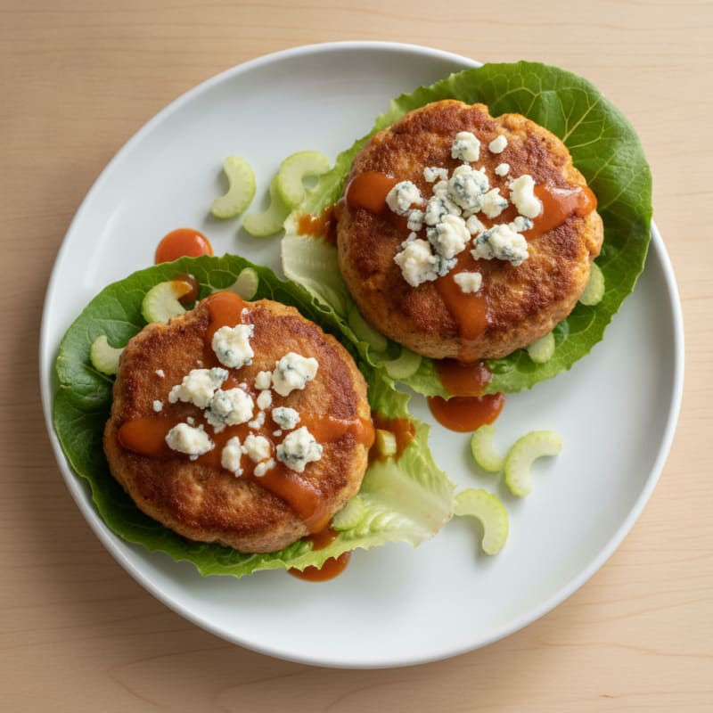 Buffalo Blue Cheese Burgers