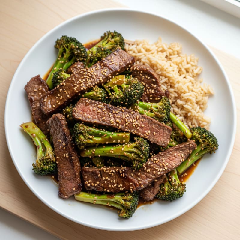 Sesame Beef and Broccoli Stir-Fry