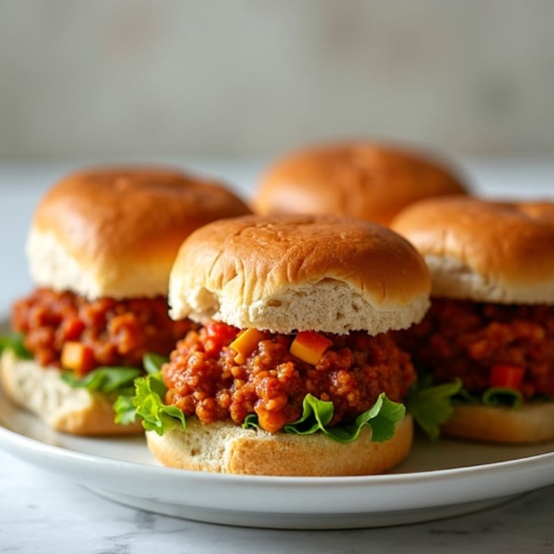 Veggie-Packed Ground Turkey Sloppy Joe Sliders