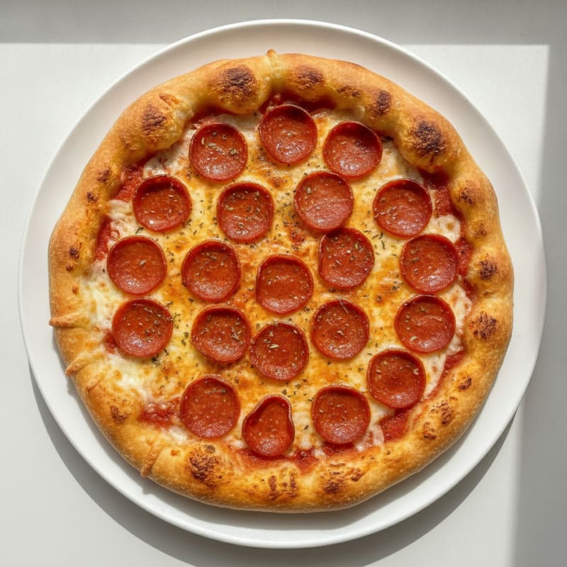 Stuffed Crust Pepperoni Pizza