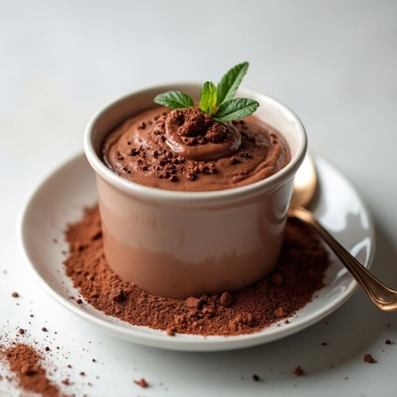 Silky Chocolate Protein Pudding with Greek Yogurt