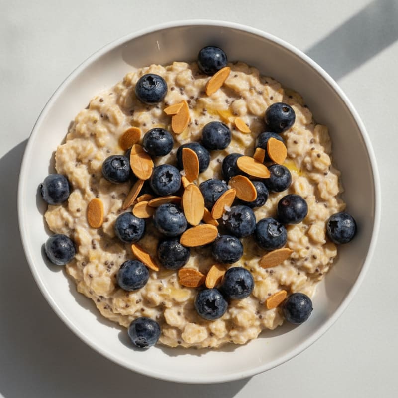 Blueberry Almond Overnight Oats