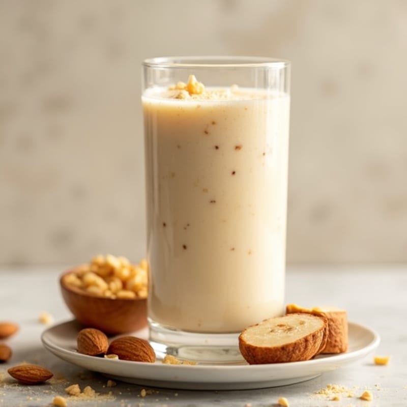 Creamy Vanilla Almond Protein Smoothie